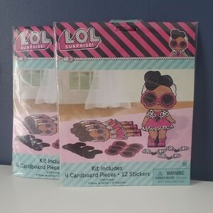 LOL Surprise Together 4 Eva! Craft Kit Favors – NWT - 2 Packs (8 Total Kits)